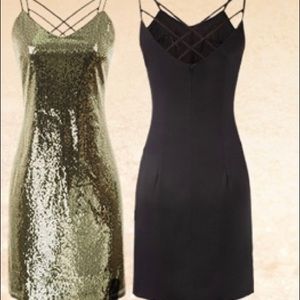 Gold sequin dress Grace Karin size XXL runs small.